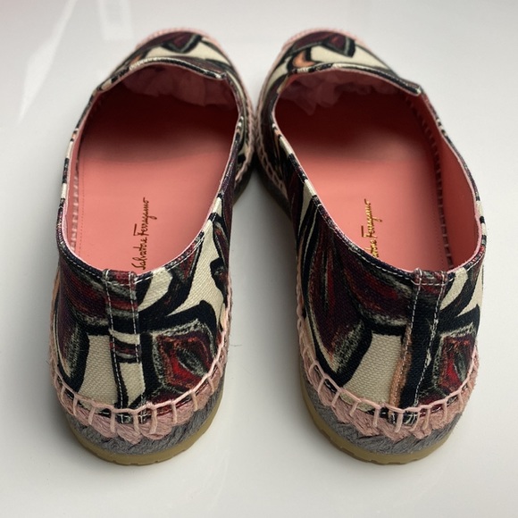 New Authentic Salvatore Ferragamo Espadrille Shoes US 8 - Picture 8 of 13